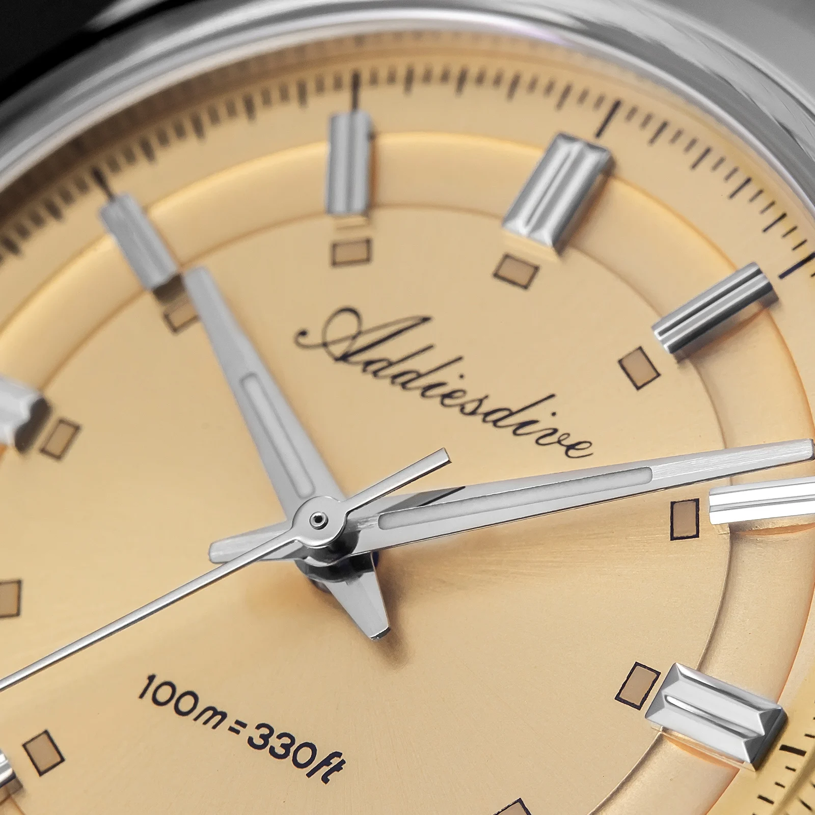 Addiesdive ساعة رجل صغير VH31 حركة ساعات كوارتز فقاعة مرآة الزجاج BGW9 مضيئة بسيطة مقاوم للماء ساعة الغوص للرجال #5