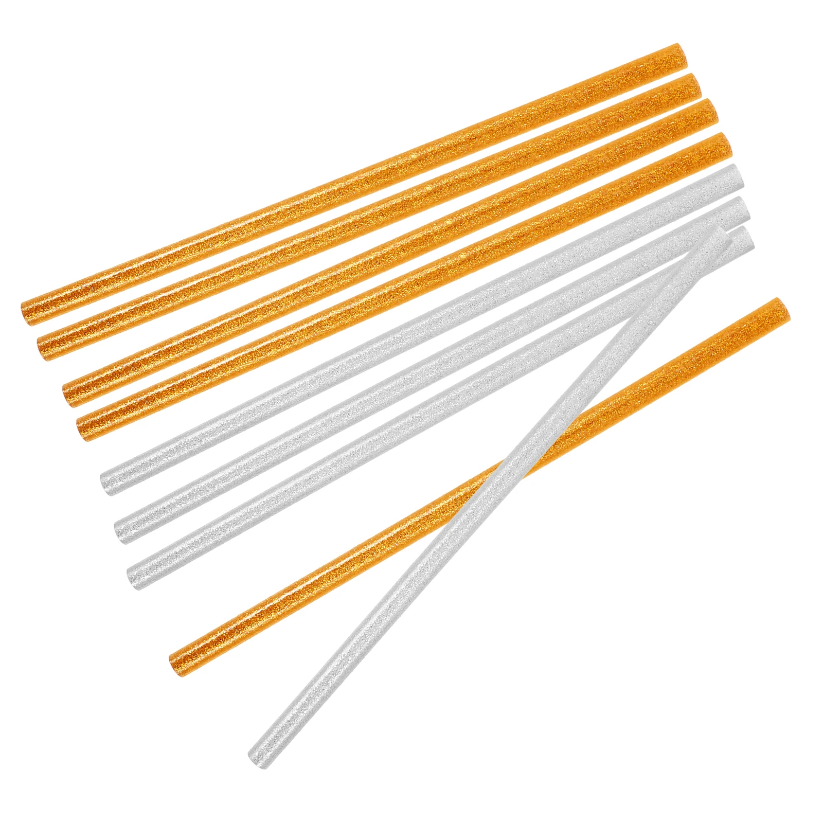 

20pcs Colorful Electric Hot Glue Sticks High Viscosity Golden Silver Craft Adhesive for Christmas Home Decorations