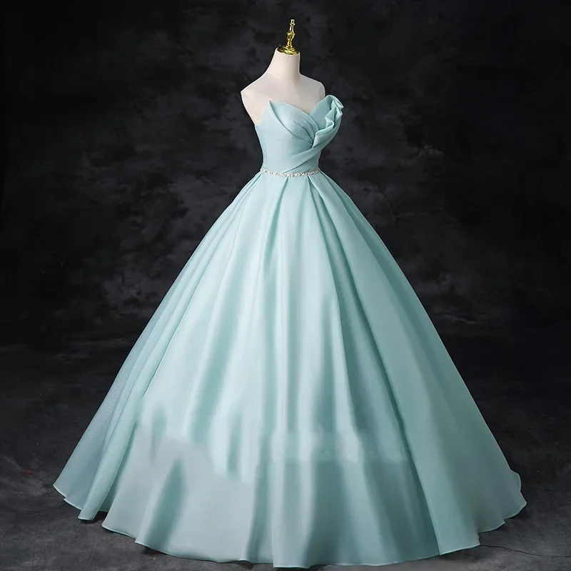 Colorful Evening Dress, Female French Princess Puff Dress, Photography Light Wedding Dress, High End Art Exam, High End Dress