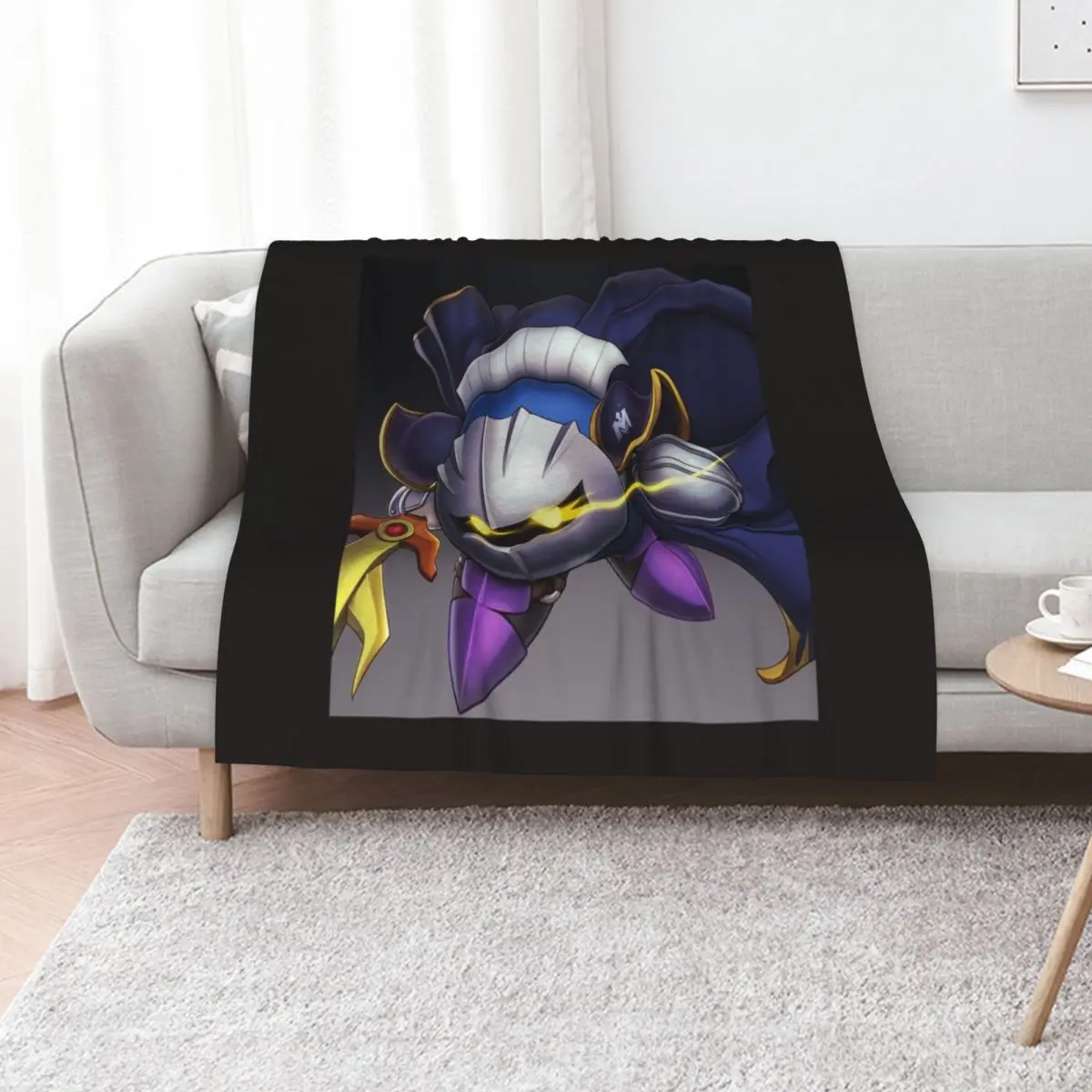 Meta Knight (avatar) Throw Blanket Wrinkle Resistant Lightweight Blanket