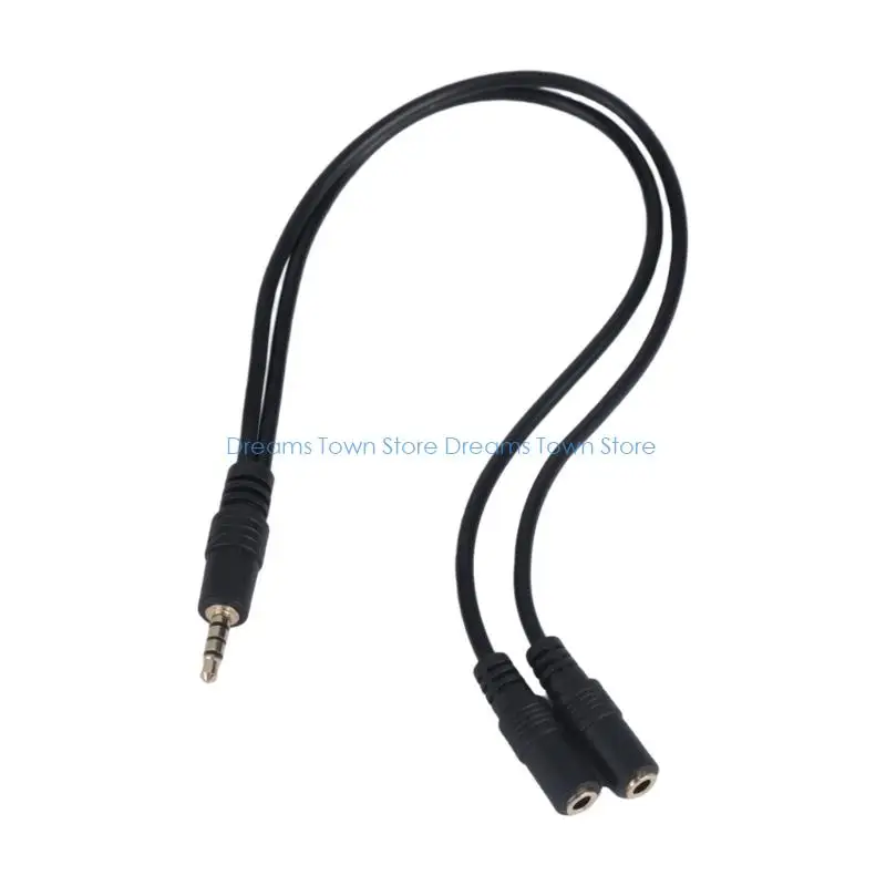 HX6A Metal 3.5Mm Sound Splitter with PVC Coating Supports 2 3 4 5 6 Connection for Clear Sound