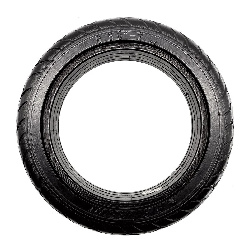 9.50-2  9.50-3B Solid Tyre Scooter Replacement Tyre Electric Scooter Spare Airless Tire 9.50-2 Rubber Tire For Scoote