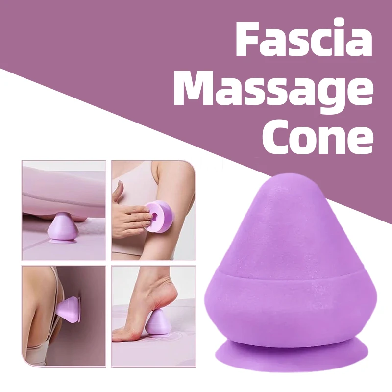 

Wall-Mounted Fascia Cone Suction Cup Wall Massager Back Muscle Arm Foot Trigger Point Massage Multi-Function Relaxation Tool