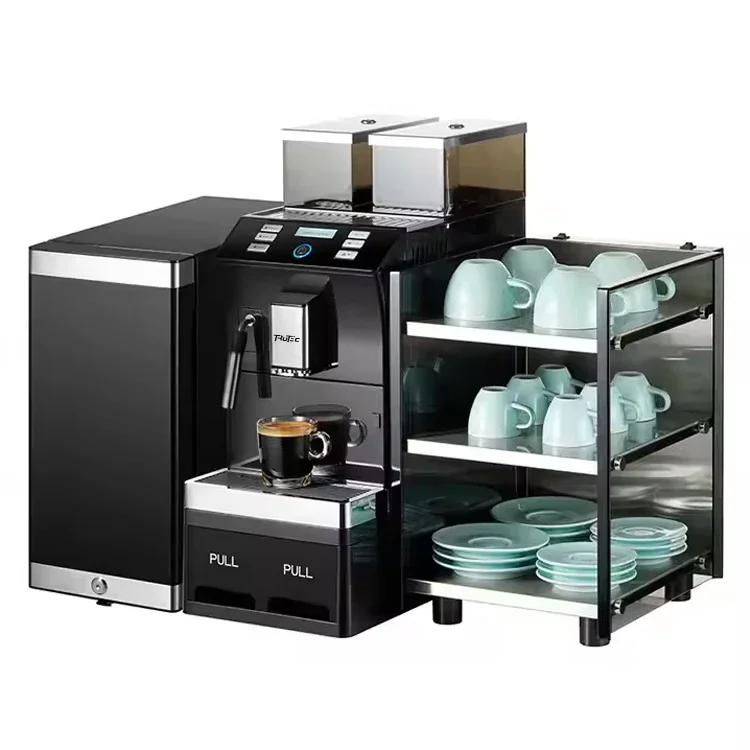 

y For New design business series 19bar multi milk foam function fully automatic espresso coffee machine with cup warmer