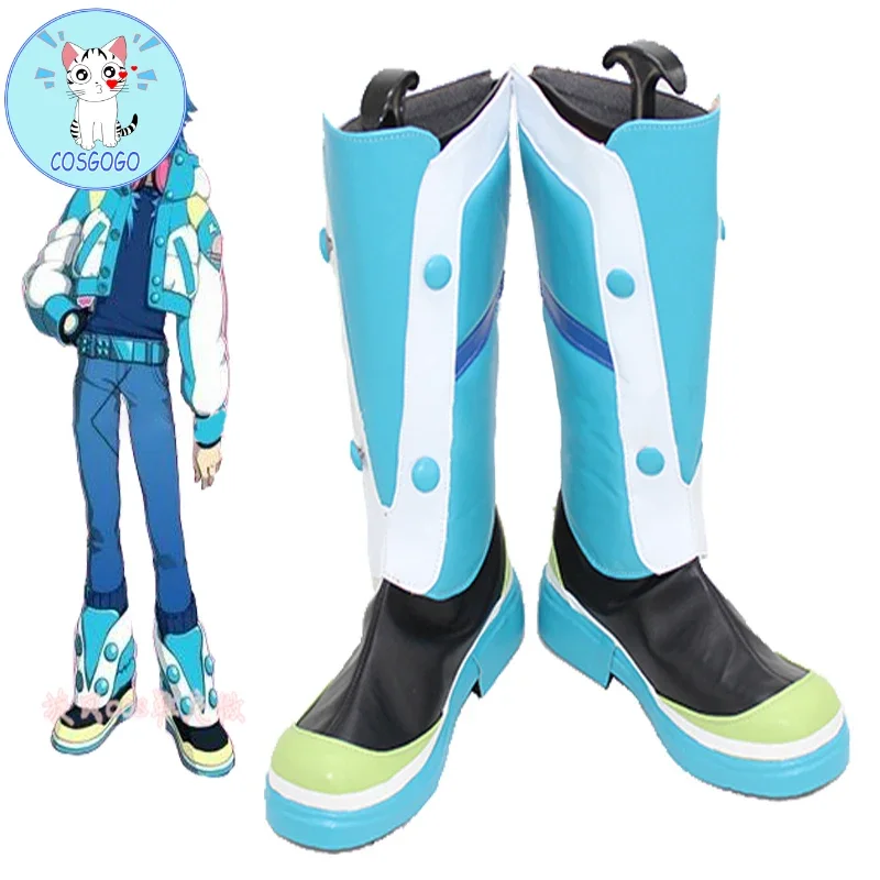 Dramatical Murder Seragaki Aoba Cosplay Shoes Boots