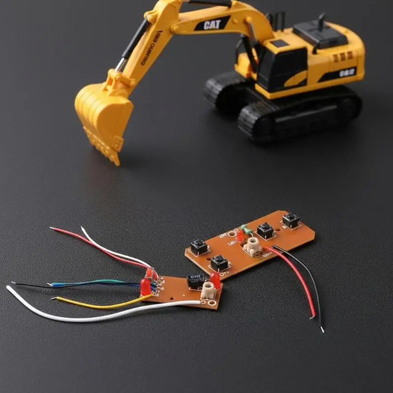 Четырехканальный модуль дистанционного управления RC, плата приемопередатчика для DIY RC-машинок, 27 МГц, большая дальность, высокая мощность, контроллер двигателя