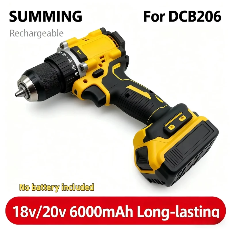 

Lithium Battery 20V RechargeableBrushless Compact ElectricScrewdriver replaceable Hand Drill Impact Drill for DCB206