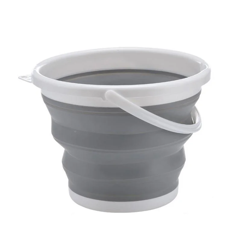 3L Collapsible Bucket Portable Folding Water Bucket Car Washing Fishing Bucket Household Plastic Travel Outdoor Camping Bucket