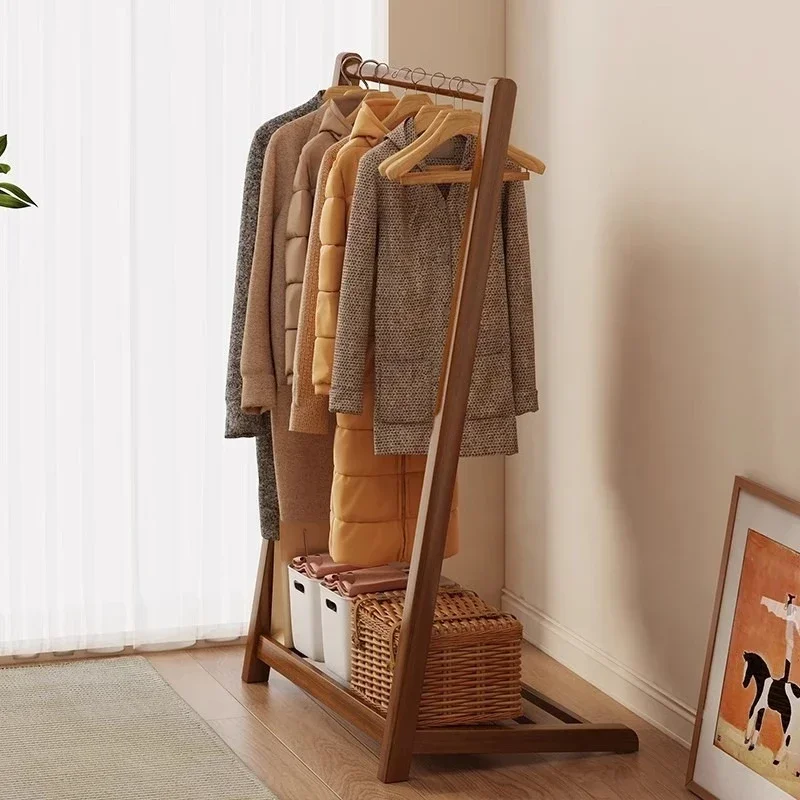 Clothes hanger, floor to ceiling, bedroom, small clothes hanger, simple bedside, indoor household, dormitory, temporary clothes