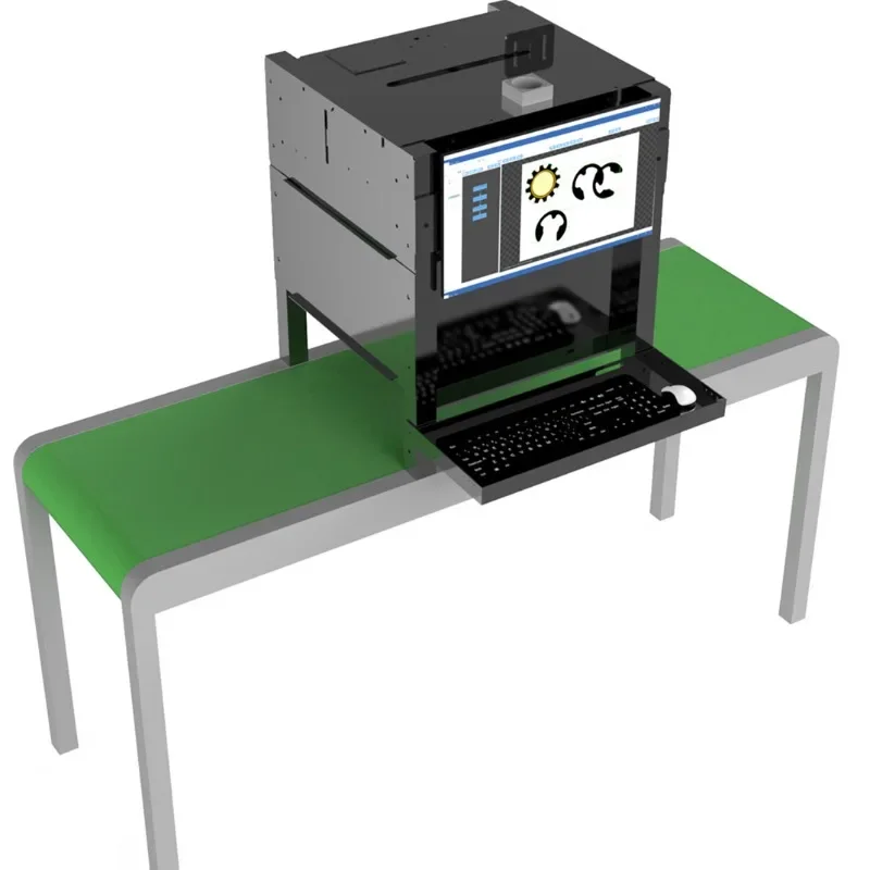 AOI visual sorting and screening machine, color character label QR code recognition positioning detection equipment