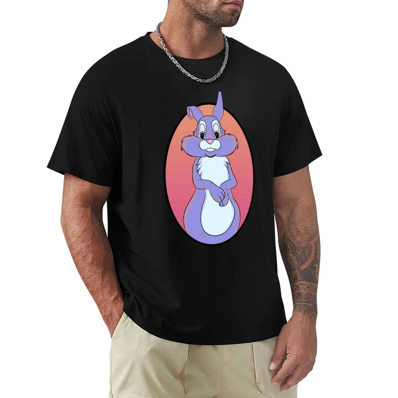 Cute lil Bunny T-Shirt Soft Touch Basic Cotton T-Shirt