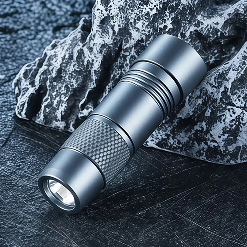 titanium-alloy-magnetic-flashlight-mini-type-c-keychain-pendant-edc-equipment-outdoor-camping-tools