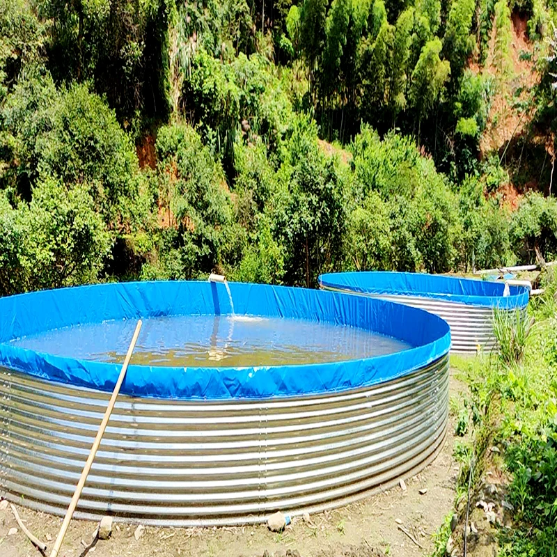 Galvanized Sectional Panel Water Storage Tank for Irrigation Rural Tank Customized Product No Fixed Sizes Custom Size Customized