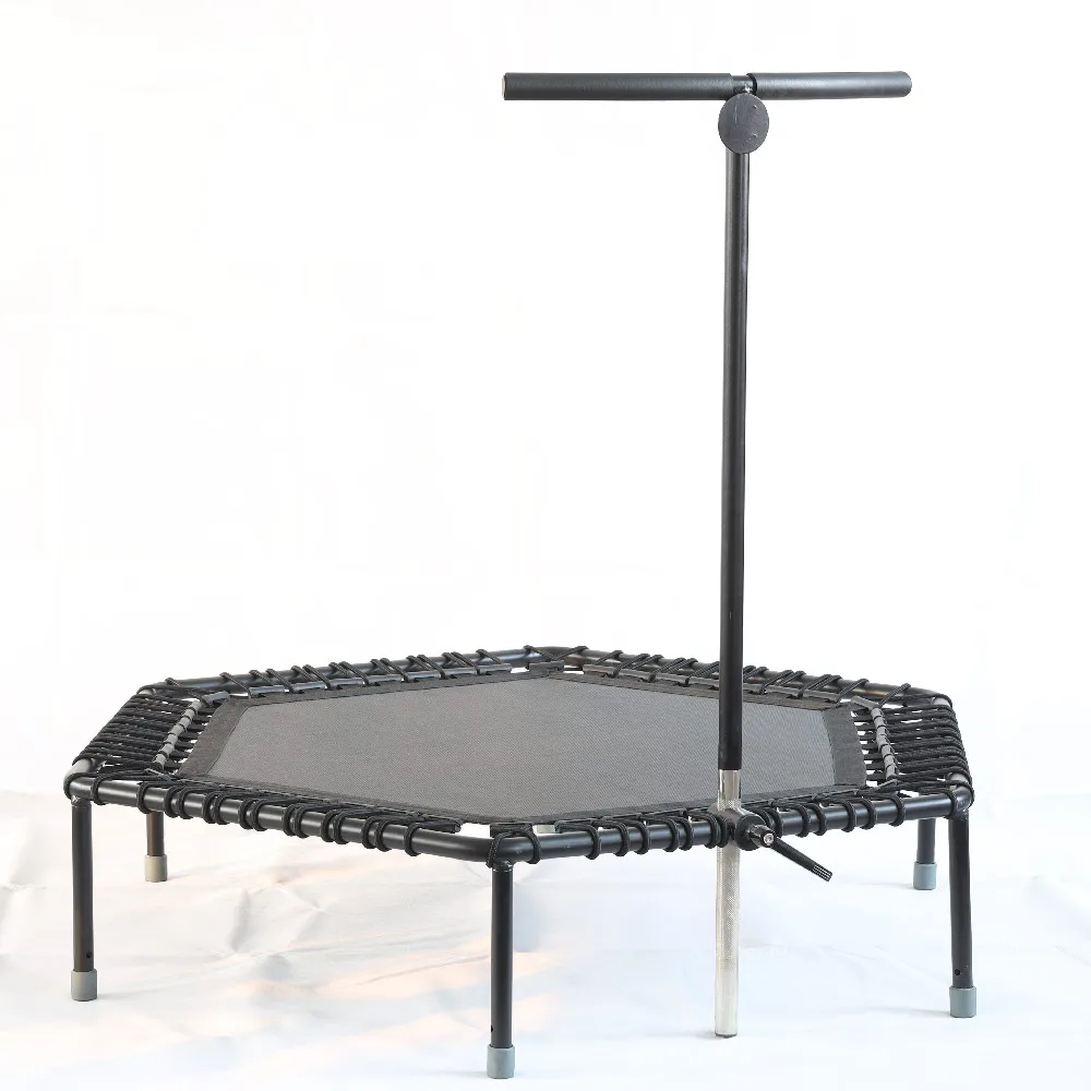 

Foldable Mini Hexagonal Children Home Use Bungee Jumping Fitness Trampoline for Sale