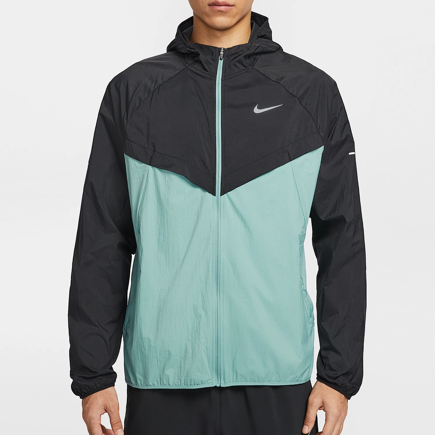 

Nike Authentic Autumn Style Men's Patchwork Hooded Sports Jacket HV4549-014