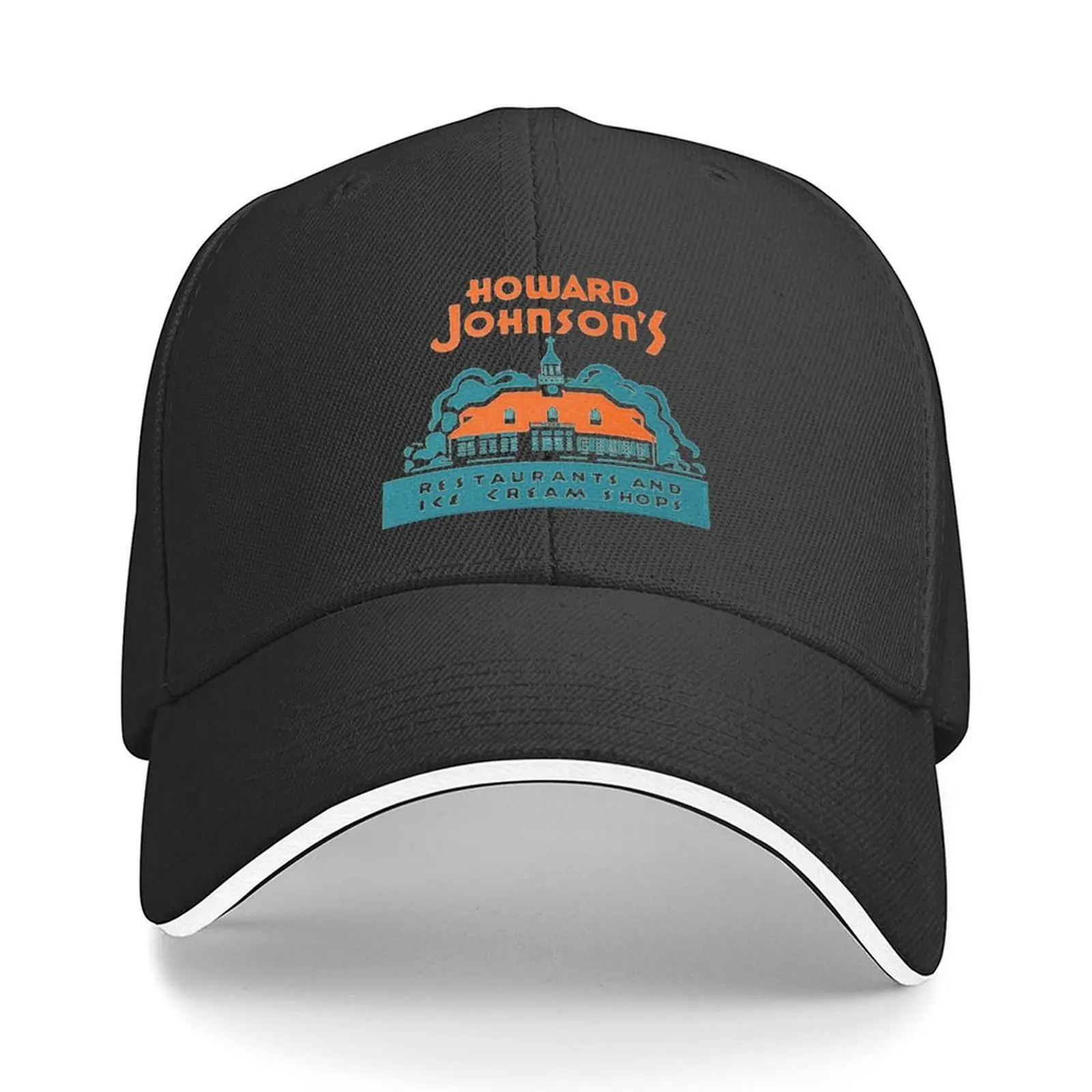

Vintage Distressed Howard Johnson's Baseball Cap Luxury Hat tactical cap Brand Man cap hard hat Baseball For Men Women's