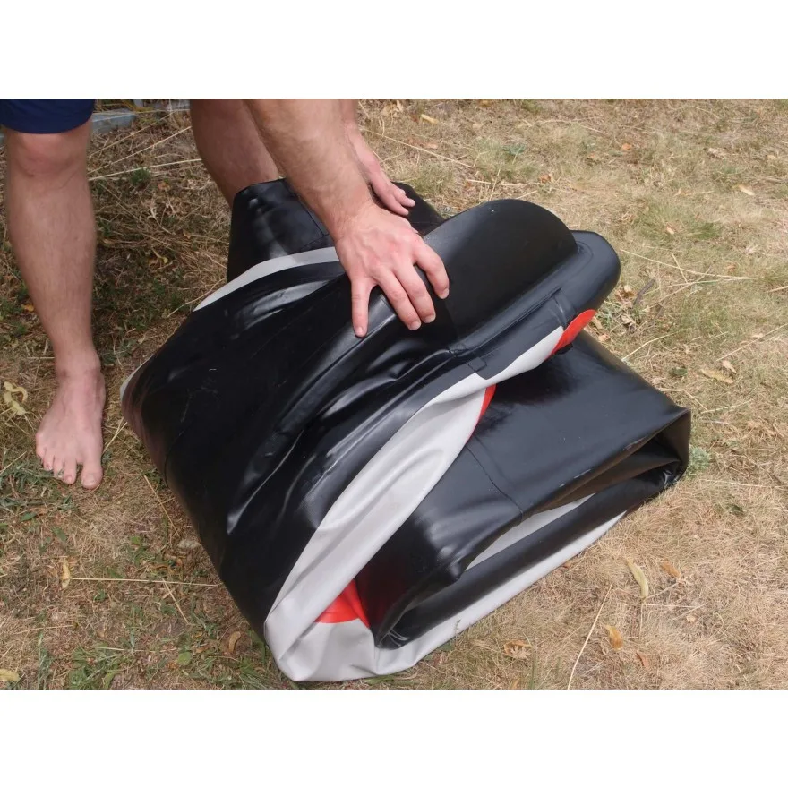 485*80*30 سنتيمتر بالتنقيط التماس الصيد سوب زورق التجديف قارب كاياك مزدوج قابل للنفخ مع الملحقات #5