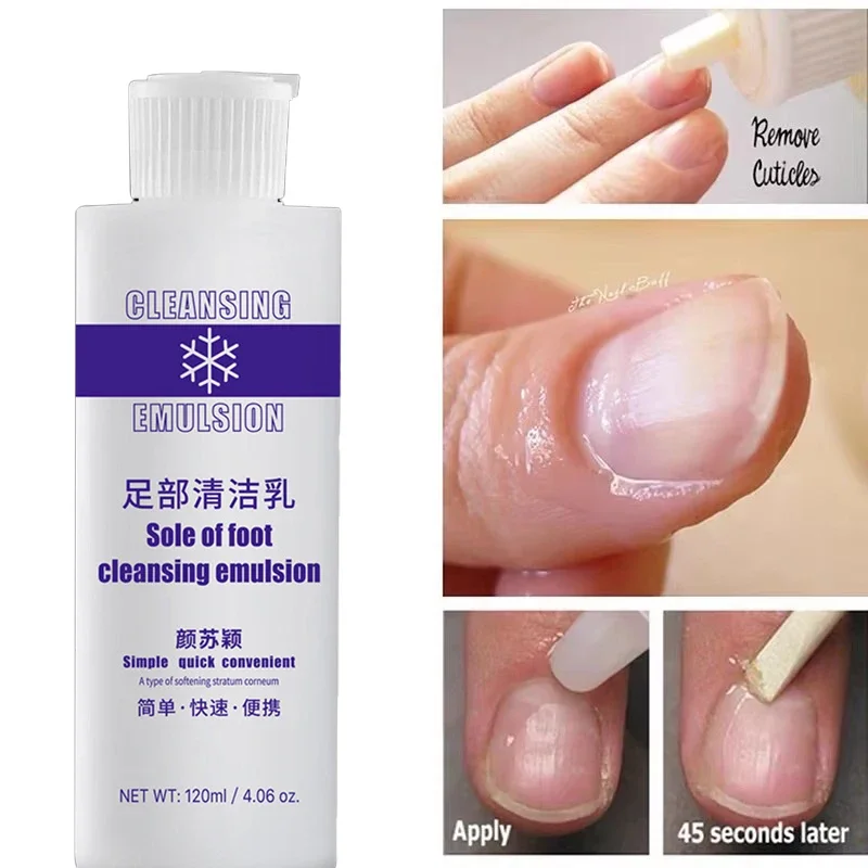 Nail Cuticle Remover Liquid Removal Gel Hydrating Moisturizing Strengthening Liquid Cuticle Remover for Dry Cuticles Nail Care