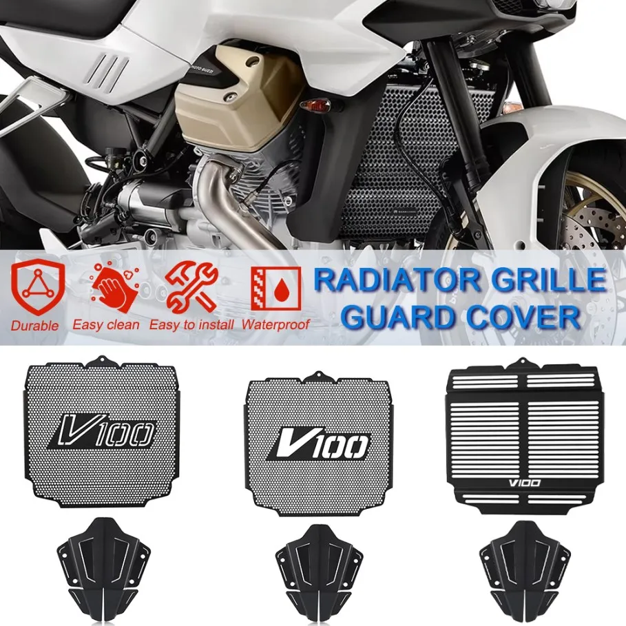 

2024 Motorcycle CNC Radiator For Moto Guzzi V100 Mandello S Aviazione Navale 2023-2025 Cylinder Head Engine Guard Complete Set