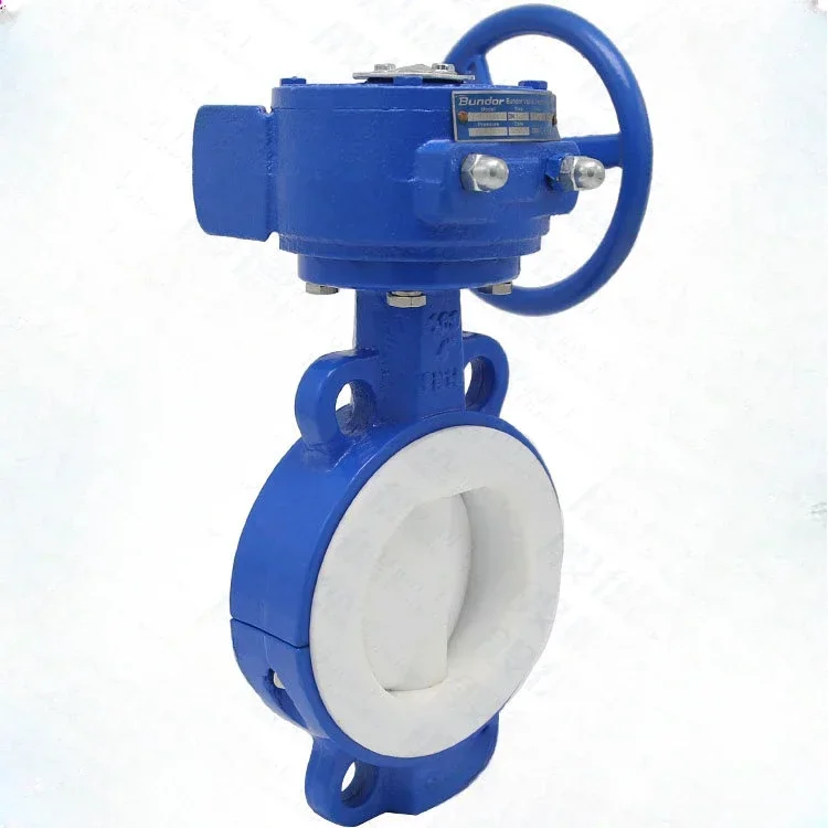 Stainless Steel 316 Wafer Type PTFE Seat DN100 4 InchPn16 Butterfly Valve