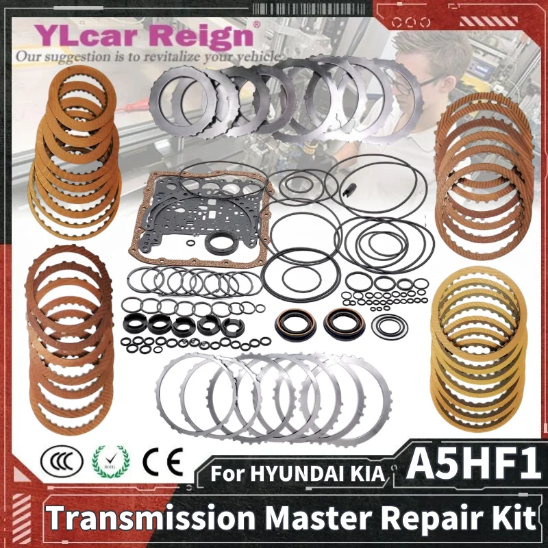 

A5HF1 главный комплект для ремонта коробки передач, ремонтный комплект, фрикционный диск сцепления, диск коробки передач, стальной комплект, прокладки для HYUNDAI KIA