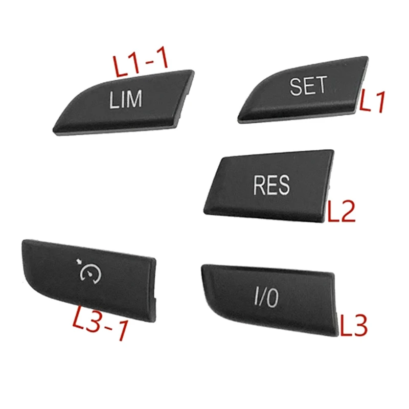 Car Steering Wheel Button Cover 61319262706 For BMW 5 7 Series F10 F11 F01 F02 Car Multifunction Accessories Set Button