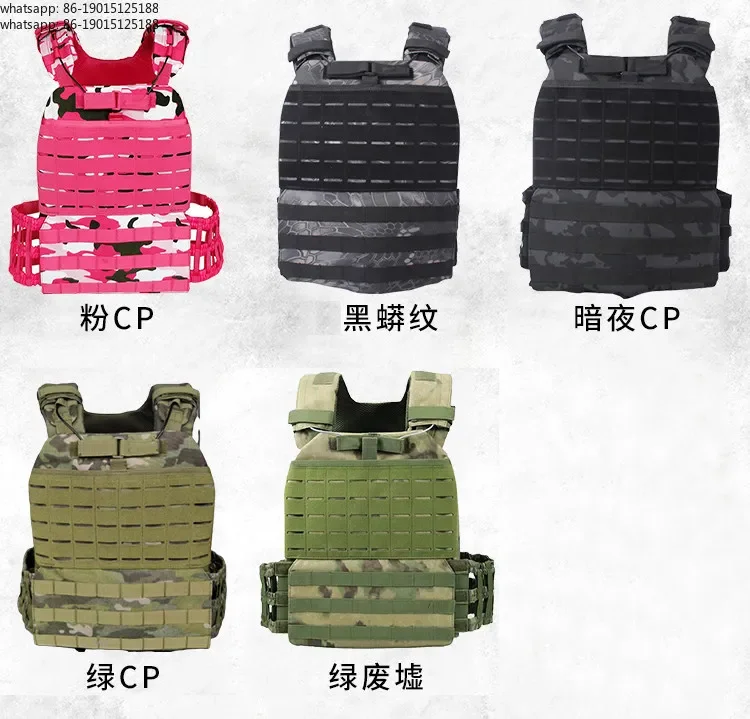 New 2026  Warrior game tactical vest weighted vest training fitness