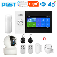 PGST Tuya 4G Wireless Home Security System WiFi GSM Home Safety Belt Motion Detection Alarm Intelligent Anti-Theft PG107