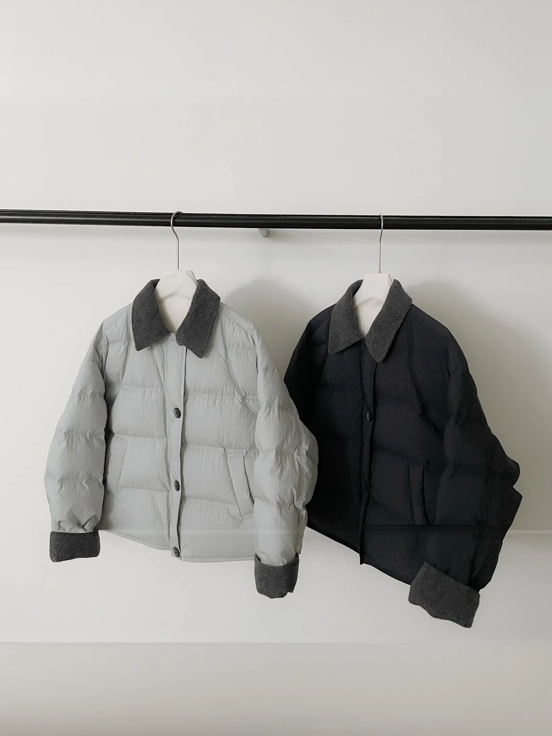 

Unique Stylish Design down Cotton Jacket Women's Winter Thick Warm Short Outerwear Korean Style Loose Fit Long Sleeve Zipper