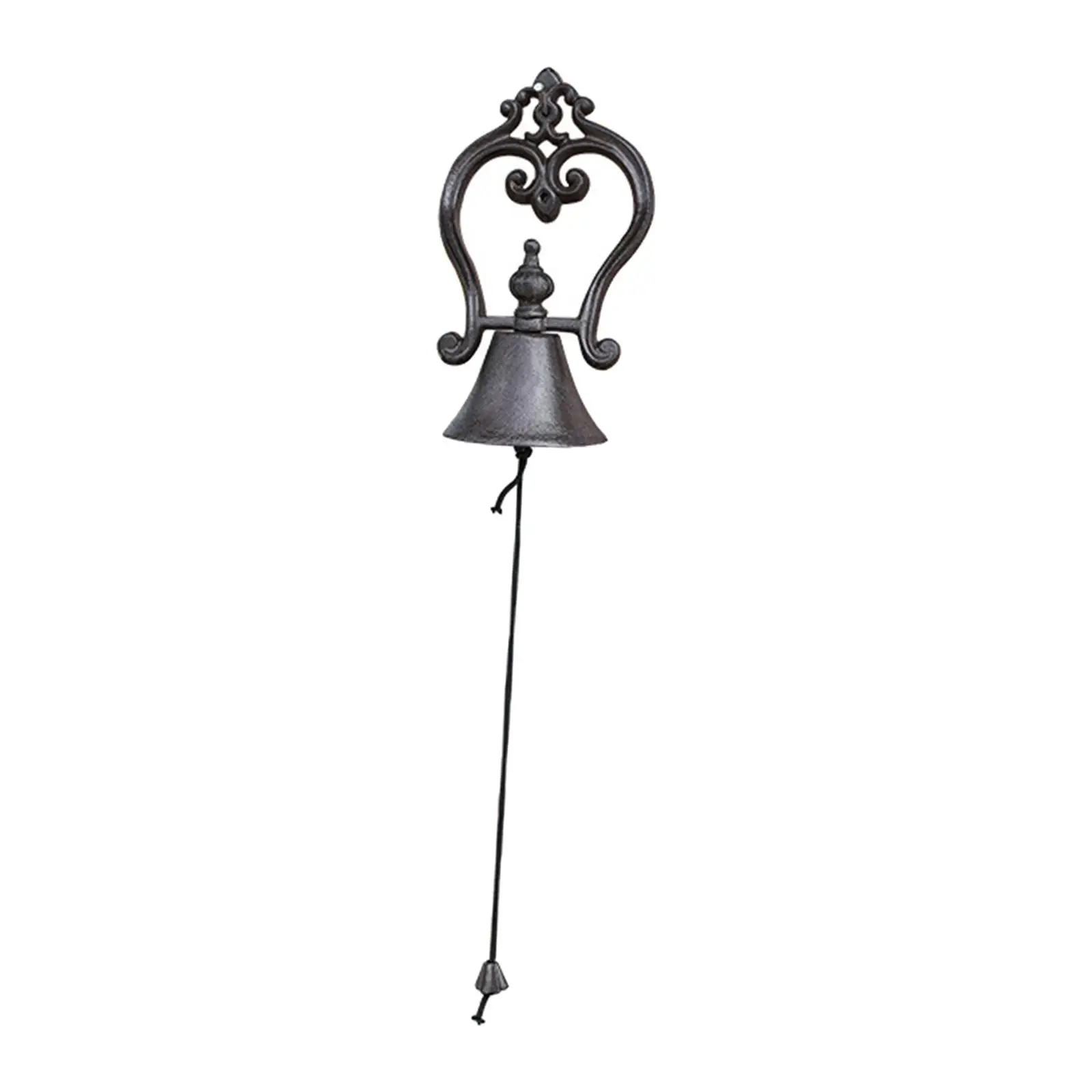 Manually Shaking Doorbells Wall Mounted Hanging Metal Farmhouse Cast Iron Wall Hanging Bell ,