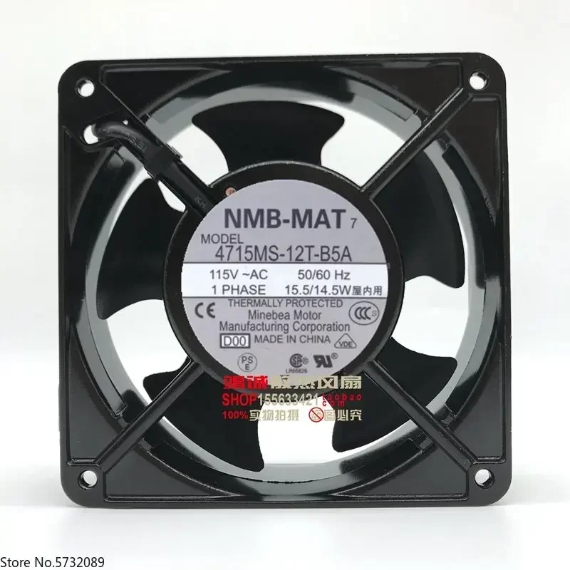 

Оригинальный японский/NMB 12038 115 В 4715MS-12T-B5A осевой вентилятор охлаждения