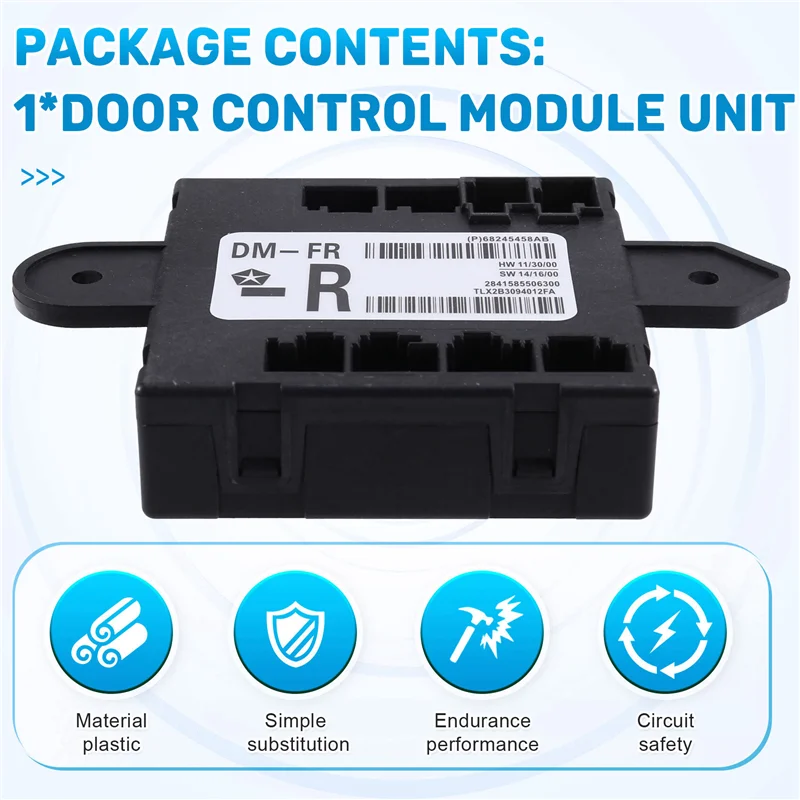 

Car Front Right Door Control Module 68316558AD For Jeep Grand Cherokee 2015-2022