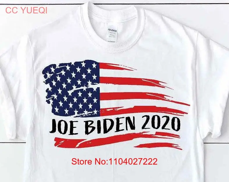 Joe Biden 2020 Political Awareness T Shirt American Flag For President Election Supporter Democrat long or short sleeves