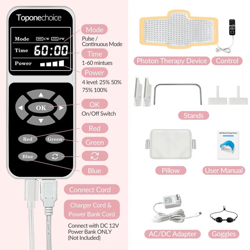 Zachte siliconen 7 kleuren PDT Led gezichtsmasker Lichttherapie LED Huidverzorging Gezichtslichaam Schoonheid Machine Huidverjonging Anti-aging