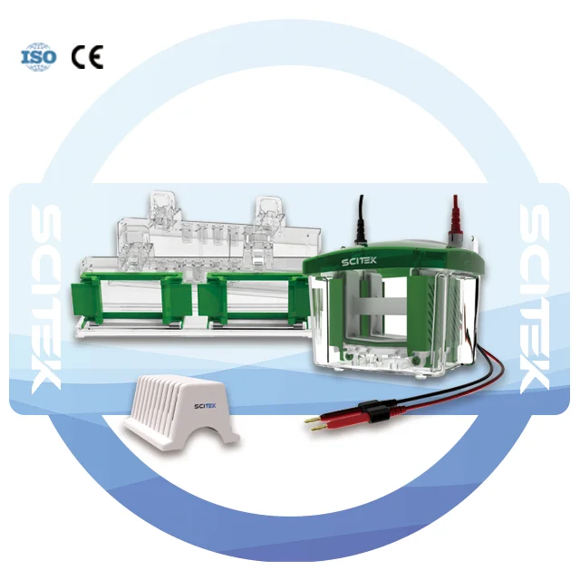 COOFULL SCITEK 1500ml Buffer Vertical Gel Electrophoresis Chamber Electrophoresis tank for Lab