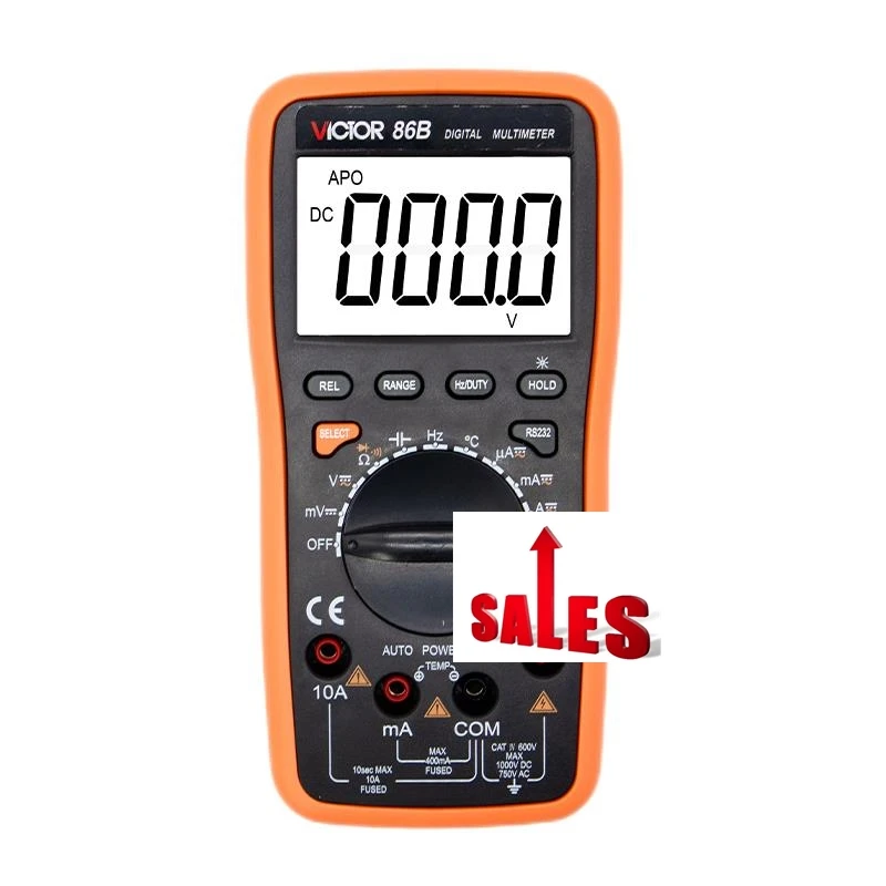 VICTOR 86D USB ac dc port digital multimeter tester