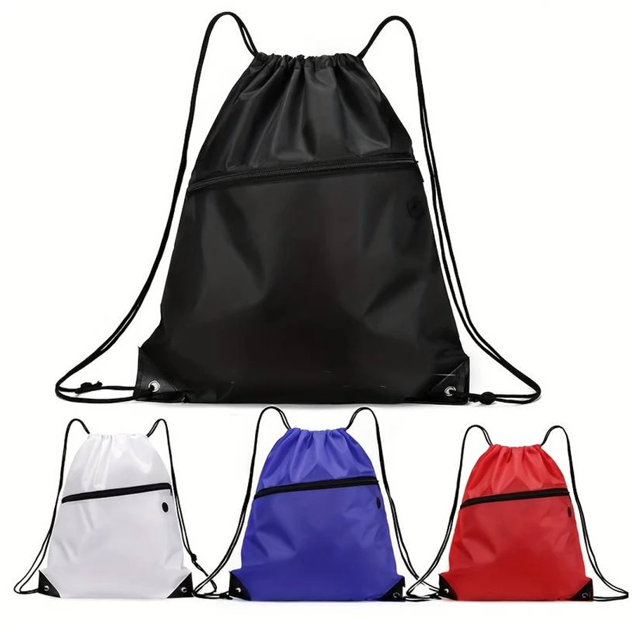 1 Piece Drawstring Bag, Large Capacity Drawstring Backpack, Outdoor Sports Travel Bag, Toiletry Bag