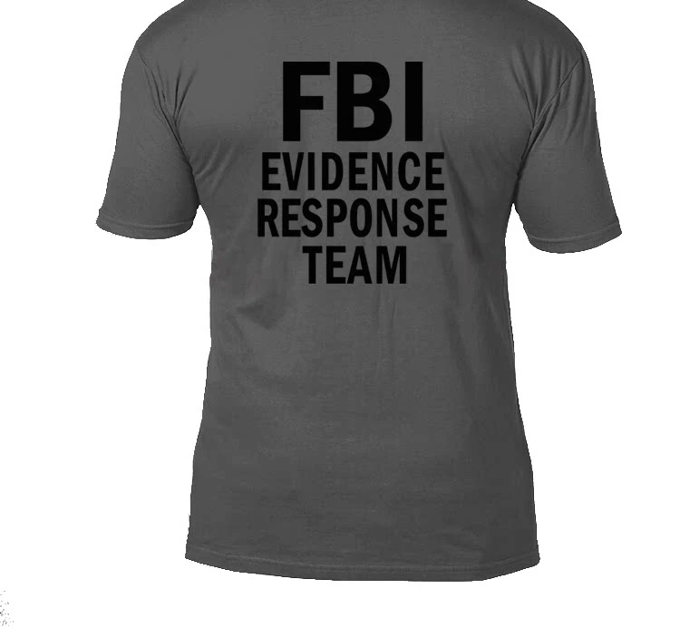 Tactical FBI Federal Bureau of Investigation Agent Cotton Short-sleeved T-shirt Military Fan Style Movie Peripheral