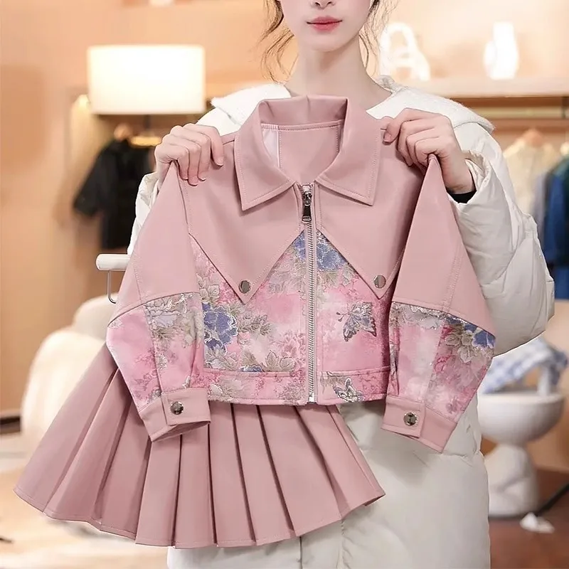 

TOY-Girls Suit2025New Spring Collection Children's Chinese Style Fashionable Little Girl Spring and Autumn Internet Celebrity Le