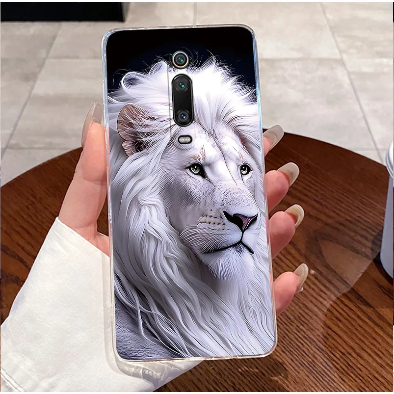 For Xiaomi Mi 9T Case Clear Luxury Cute Love Rabbit Funny Soft TPU