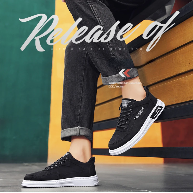 2024 Trendy Men’s Versatile Casual ShoesStylish Breathable Mens Sneakers Comfortable and Wear-resistant Flat Shoes Tenis Hombres