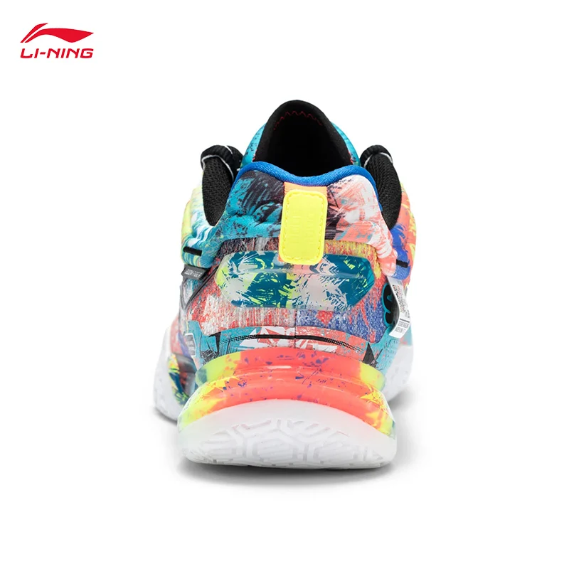 LI-NING SAGA III PRO Unisex badminton training shoes Lightweight High Rebound Badminton Professional Competition Shoes AYAV001