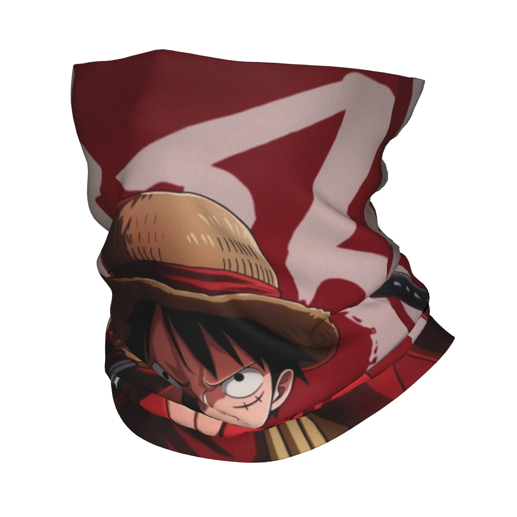 

Luffy Bandana Cover Club One Piece Wrap Scarf Hiking Adult Winter Neckerchief