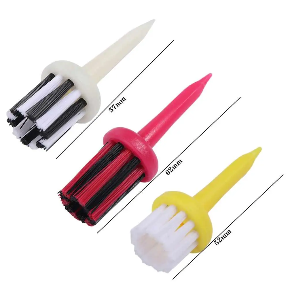 WIth Clip Groove Support Tees Ball Cleaner Washer Brush Golf Tees Brush Golf Club Cleaner Golf Cleaning Tool Cleaning Kit