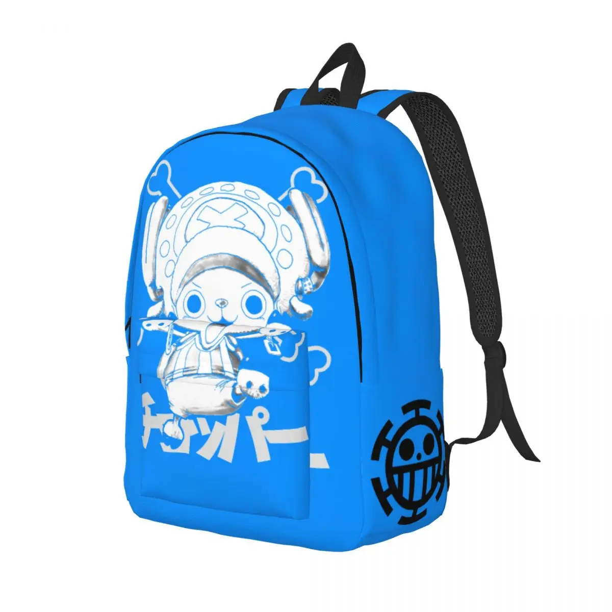 Mochila con múltiples compartimentos para mujer, bolsa informal para jardín de infantes, oficina, trabajo y escuela, Luffy, personaje de Anime japonés, regalos