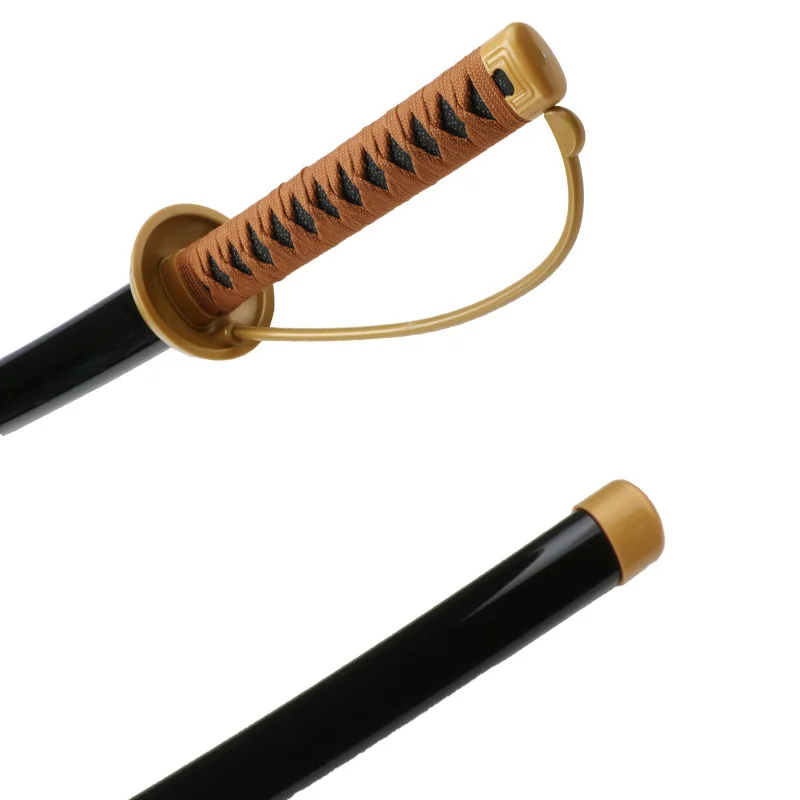 سيف أنيمي كوسبلاي - سيف خشب الساموراي الياباني، آمن للحفلات التنكرية/عرض الرسوم المتحركة، حامل وحزام Sword FreeSword متضمن