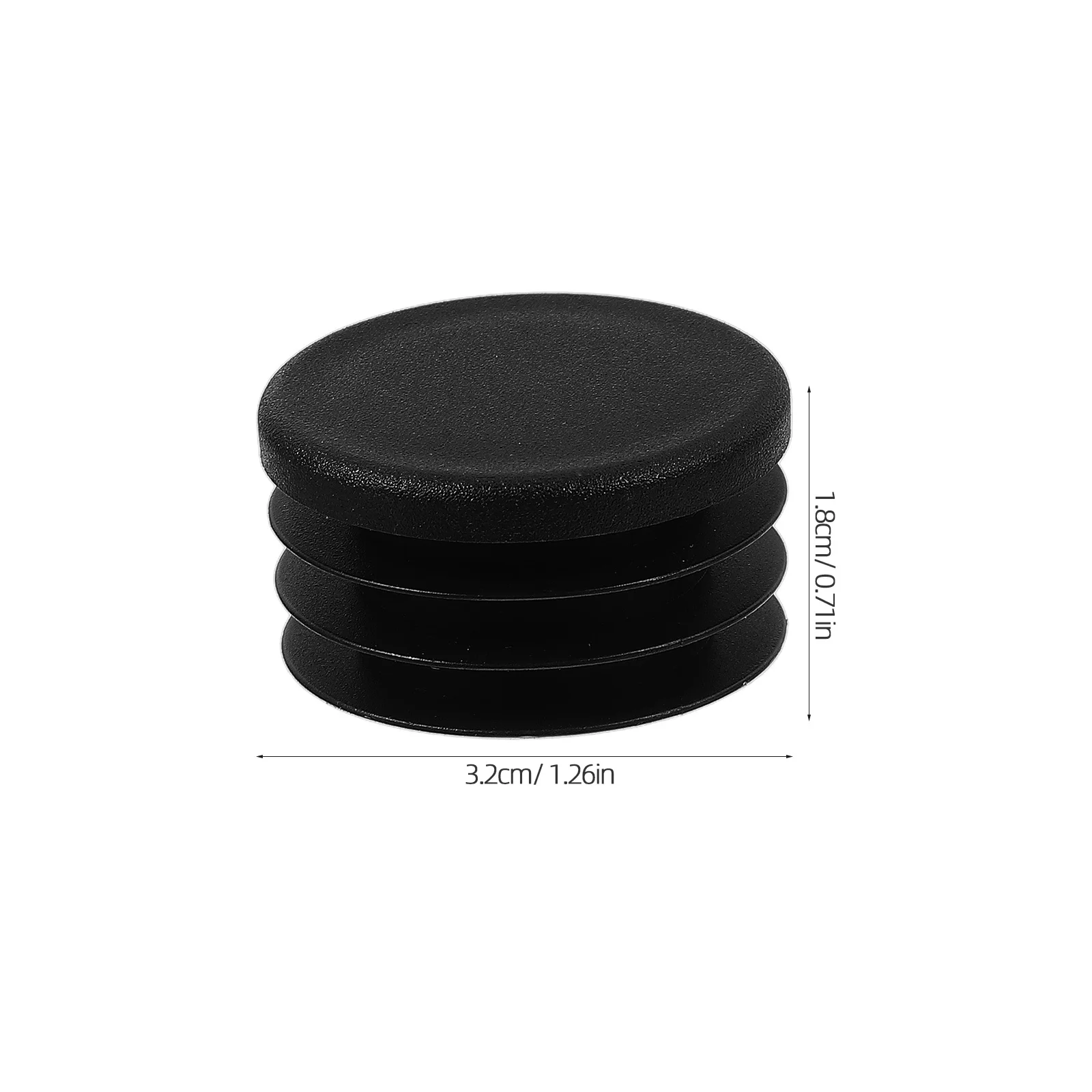 100 قطعة الأثاث المستديرة الساق المقابس قوي ارتداء مقاومة الجدول أنبوب نهاية قبعات كرسي حماة عازل للصوت مقاومة للخدش #5