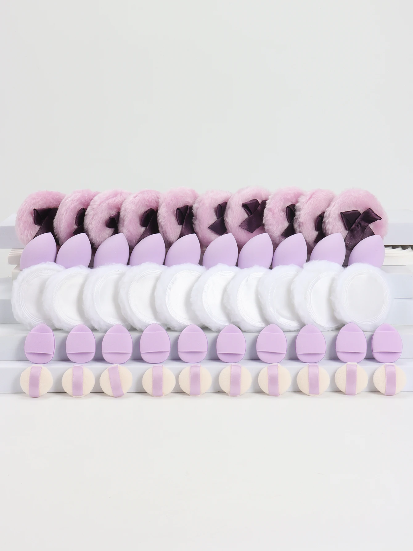 Forma de base en polvo Facial Puff profesional portátil suave cosmético Puff base de maquillaje esponja herramienta de belleza