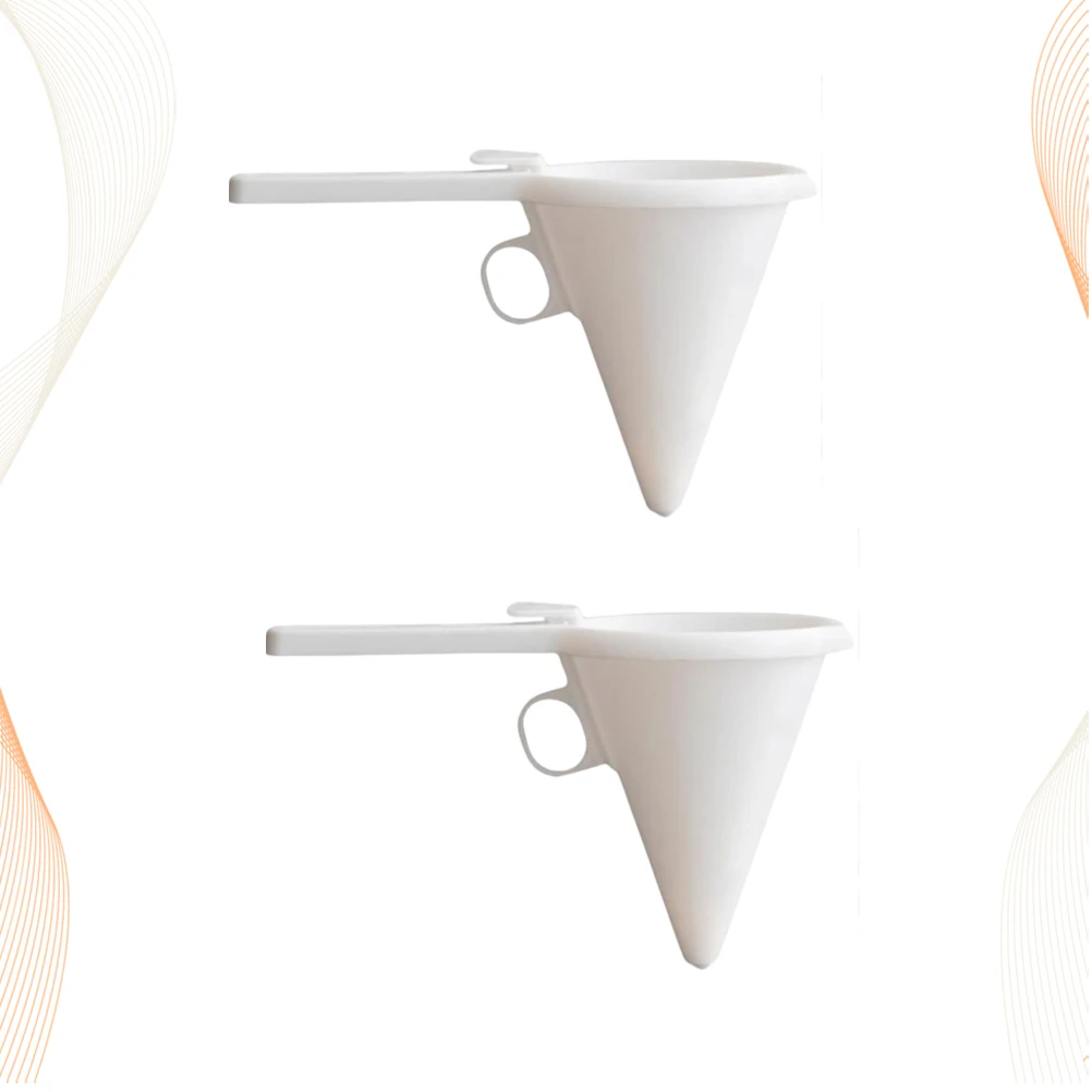 

2pcs Measuring Cupcake Tool Cake Decorating Funnel Chocolate Dispenser Baking Icing Cream Waffle Batter Kitchen for Bakery