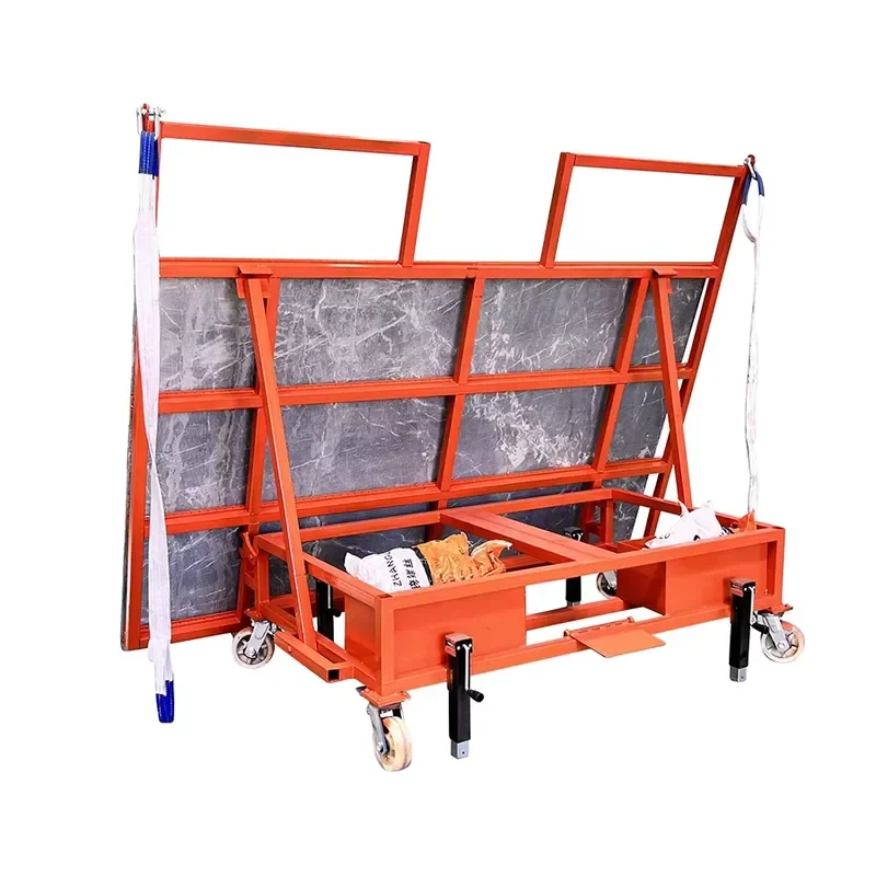 Wholesale Portable Collapsible Granite Marble Slab Marble Slab Trolley Granite Transport A-frame Carts